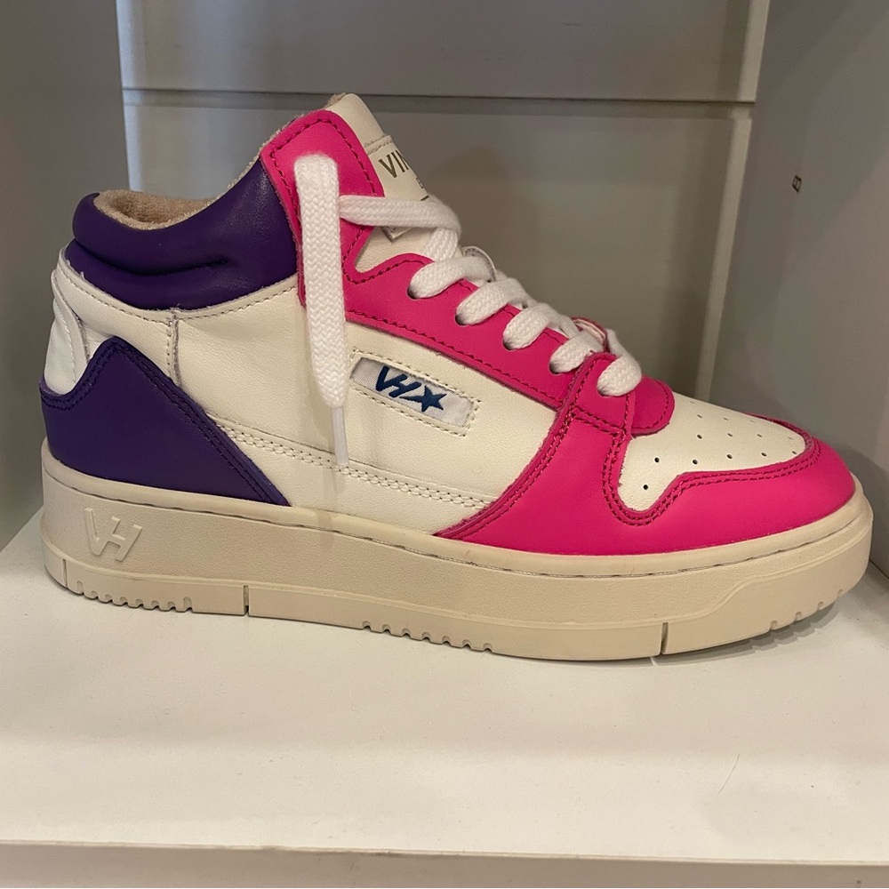 Vintage Havana hot pink and purple Hightops